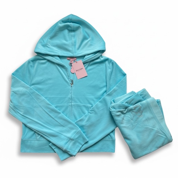 Juicy Couture Pants - New juicy couture crystal blue tracksuit X-Large